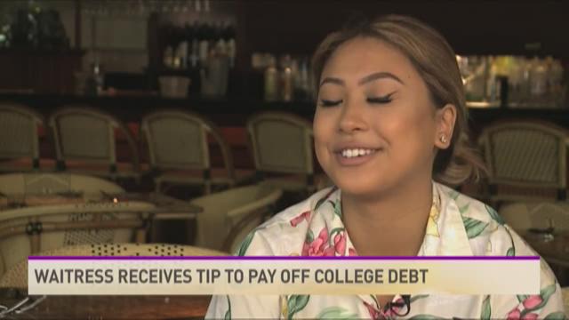 Waitress Receives Tip To Pay Off College Debt 